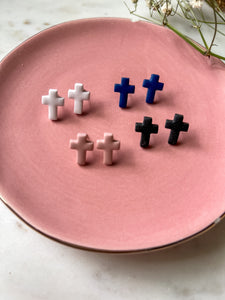 Mini Cross Studs