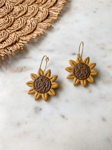 XL Sunflower Hoops